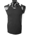 Aussie Pacific Premier Kids Singlet 3101 Casual Wear Aussie Pacific Black/White 6 