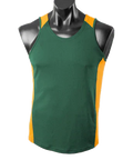 Aussie Pacific Premier Kids Singlet 3101 Casual Wear Aussie Pacific Bottle/Gold 6 