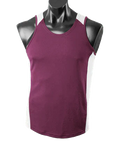 Aussie Pacific Premier Kids Singlet 3101 Casual Wear Aussie Pacific Burgundy/White 6 