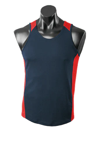 Aussie Pacific Premier Kids Singlet 3101 Casual Wear Aussie Pacific Navy/Red 6 