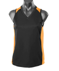 Aussie Pacific Premier Ladies Singlet 2101 Casual Wear Aussie Pacific Black/Gold 8 