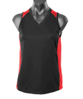 Aussie Pacific Premier Ladies Singlet 2101 Casual Wear Aussie Pacific Black/Red 8 