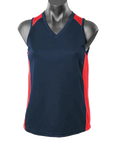 Aussie Pacific Premier Ladies Singlet 2101 Casual Wear Aussie Pacific Navy/Red 8 