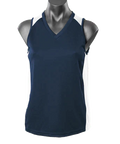 Aussie Pacific Premier Ladies Singlet 2101 Casual Wear Aussie Pacific Navy/White 8 