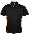 Aussie Pacific Tasman Kids Polo Shirt 3311 Casual Wear Aussie Pacific Black/Gold 6 