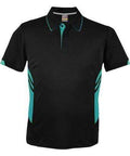 Aussie Pacific Tasman Kids Polo Shirt 3311 Casual Wear Aussie Pacific Black/Teal 6 