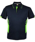 Aussie Pacific Tasman Kids Polo Shirt 3311 Casual Wear Aussie Pacific Navy/Neon Green 6 