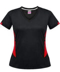 Aussie Pacific Tasman Ladies Tees 2211 Casual Wear Aussie Pacific Black/Red 8 