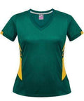 Aussie Pacific Tasman Ladies Tees 2211 Casual Wear Aussie Pacific Bottle/Gold 8 