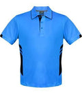 Aussie Pacific Tasman Men's Polo Shirt 1311 Casual Wear Aussie Pacific Cyan/Black S 