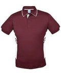 Aussie Pacific Tasman Men's Polo Shirt 1311 Casual Wear Aussie Pacific Maroon/White S 