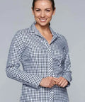 Aussie Pacific Ladies Brighton Long Sleeve Shirt 2909L Corporate Wear Aussie Pacific   