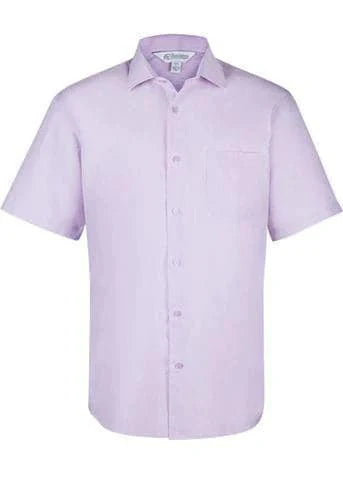 Aussie Pacific Men's Belair Short Sleeve Shirt 1905S Corporate Wear Aussie Pacific Lilac XXS 