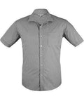 Aussie Pacific Men's Epsom Short Sleeve Shirt 1907s Corporate Wear Aussie Pacific Slate XXS 