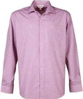 Aussie Pacific Men's Toorak Short Sleeve Shirt 1901S Corporate Wear Aussie Pacific Purple/White XXS 