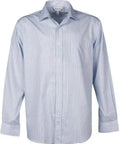 Aussie Pacific Men's Henley Long Sleeve Shirt 1900l Corporate Wear Aussie Pacific White/Navy XXS 