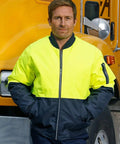 Hi-vis Two Tone Flying Jacket SW06A Work Wear Australian Industrial Wear   