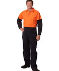 Men's Two Tone Coverall Stout Size SW205 Work Wear Australian Industrial Wear   
