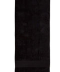 Terry Velour Beach Towel TW04A Work Wear Australian Industrial Wear 75cm x 150cm Black 