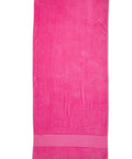 Terry Velour Beach Towel TW04A Work Wear Australian Industrial Wear 75cm x 150cm Hot pink 