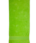 Terry Velour Beach Towel TW04A Work Wear Australian Industrial Wear 75cm x 150cm Kelly green 