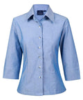 BENCHMARK Ladies' Chambray 3/4 Sleeve BS04 Corporate Wear Benchmark 8  