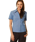 BENCHMARK Ladies Chambray Short Sleeve BS05 Corporate Wear Benchmark   