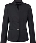 BENCHMARK Ladies’ Wool Blend Stretch Reverse Lapel Jacket M9202 Corporate Wear Benchmark Charcoal 6 