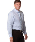 BENCHMARK Men's CVC Oxford Long Sleeve Shirt M7040L Corporate Wear Benchmark   