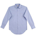 BENCHMARK Men's CVC Oxford Long Sleeve Shirt M7040L Corporate Wear Benchmark Blue 40 