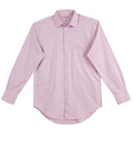 BENCHMARK Men's CVC Oxford Long Sleeve Shirt M7040L Corporate Wear Benchmark Lilac 40 