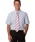 BENCHMARK Men's Mini Check Short Sleeve Shirt M7360S Corporate Wear Benchmark   