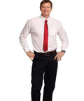 BENCHMARK Men's Poplin Long Sleeve Business Shirt BS01L Corporate Wear Benchmark   