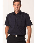 BENCHMARK Men's Short Sleeve Military Shirt M7911 Corporate Wear Benchmark   