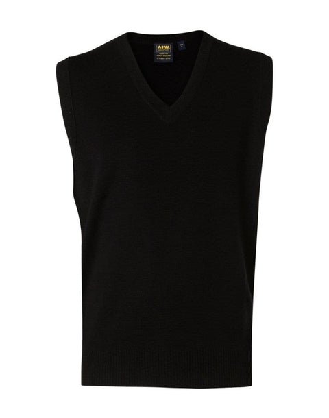 BENCHMARK Men's V-Neck Knit vest WJ02 Corporate Wear Benchmark Navy S 