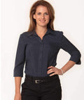 BENCHMARK Women's CoolDry 3/4 Sleeve Shirt M8600Q Corporate Wear Benchmark Denim 6 