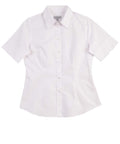 BENCHMARK Women's CVC Oxford Short Sleeve Shirt M8040S Corporate Wear Benchmark White 6 