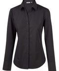 BENCHMARK Women's Nano ™ Tech Long Sleeve Shirt M8002 Corporate Wear Benchmark Black 6 