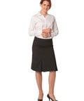 BENCHMARK Women's Wool Blend Strecth Pleated SKirt M9473 Corporate Wear Benchmark   