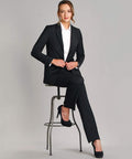 BENCHMARK Women's Wool Blend Stretch Mid Length Jacket M9200 Corporate Wear Benchmark   