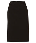 BENCHMARK Women's Wool Blend Stretch Mid Length Lined Pencil Skirt M9470 Corporate Wear Benchmark Black 6 