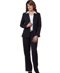 BENCHMARK Women's Wool Blend Stretch Slim Leg Flexi Waist Pants M9400 Corporate Wear Benchmark   