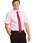Men's CVC Oxford Short Sleeve Shirt M7040S Corporate Wear Benchmark   