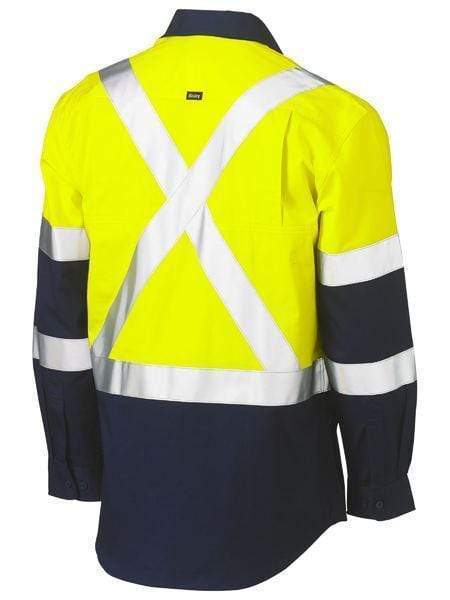 Bisley Workwear Work Wear Bisley 3M X TAPED HI VIS COOL LIGHTWEIGHT SHIRT BS6696XT