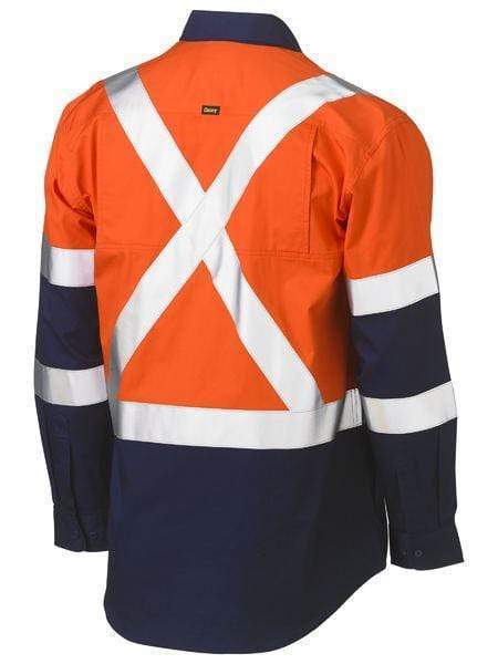 Bisley Workwear Work Wear Bisley 3M X TAPED HI VIS COOL LIGHTWEIGHT SHIRT BS6696XT