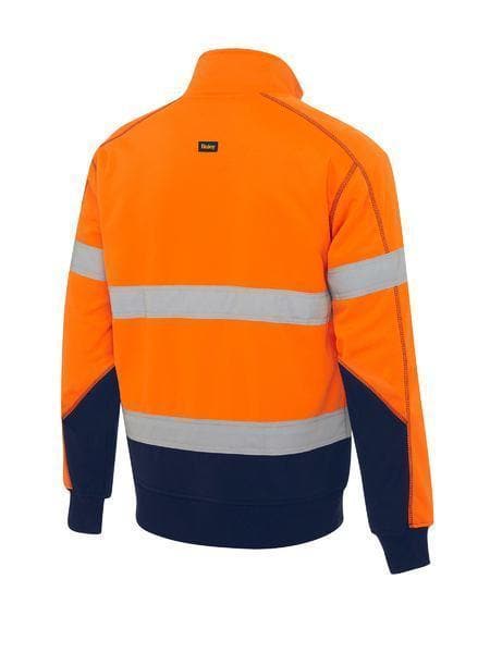 Bisley Workwear Work Wear Bisley TAPED HI VIS FLEECE PULLOVER WITH SHERPA  BK6987T