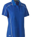 Bisley Workwear Work Wear Royal / 6 Bisley WOMENS COOL MESH POLO SHIRT BKL1425