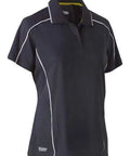 Bisley Workwear Work Wear Charcoal / 6 Bisley WOMENS COOL MESH POLO SHIRT BKL1425