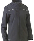 Bisley Workwear Work Wear Charcoal / 6 Bisley WOMENS SOFT SHELL JACKET BJL6060