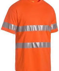 Bisley Workwear Work Wear YELLOW (BBLY) / S BISLEY WORKWEAR 3M TAPED HI VIS COTTON T-SHIRT SHORT SLEEVE BK1017T